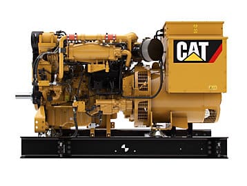 Generador marino Caterpillar C9.3, maquinaria pesada de alto rendimiento para energía marina con Gecolsa.