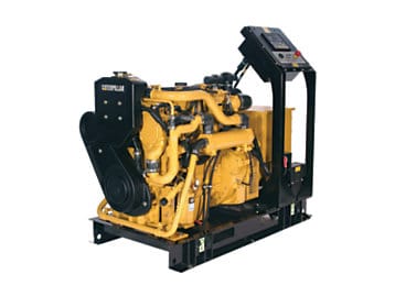 Generador marino Caterpillar C4.4, maquinaria pesada eficiente para energía marina con respaldo Gecolsa.