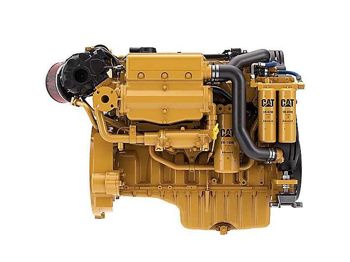 Motor marino Caterpillar C9.3, maquinaria pesada de alto rendimiento para energía marina con Gecolsa.