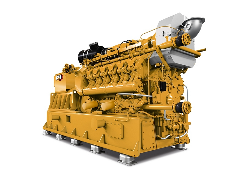 Generador CG170-12 Caterpillar, planta eléctrica a gas y petróleo eficiente para proyectos industriales..