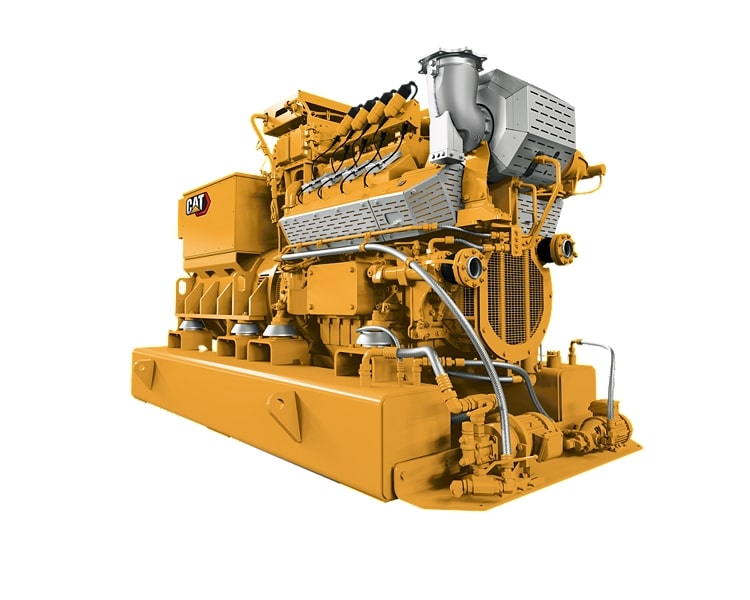Generador CG132B-08 Caterpillar, planta eléctrica a gas y petróleo confiable para industrias y proyectos.