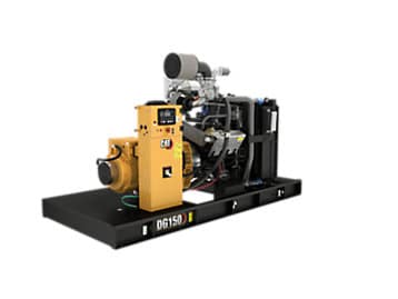 Generador DG150 Caterpillar, planta eléctrica a gas y petróleo para proyectos industriales y de maquinaria.