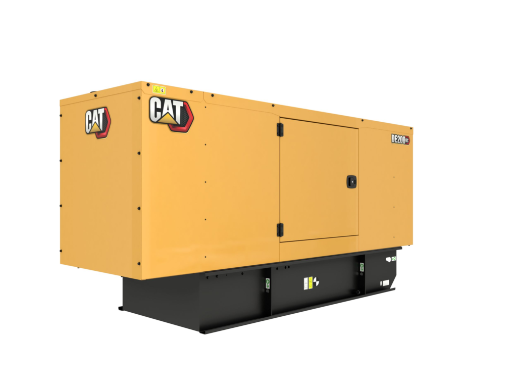 La planta eléctrica Caterpillar DE200GC gran capacidad para proyectos de gran escala.