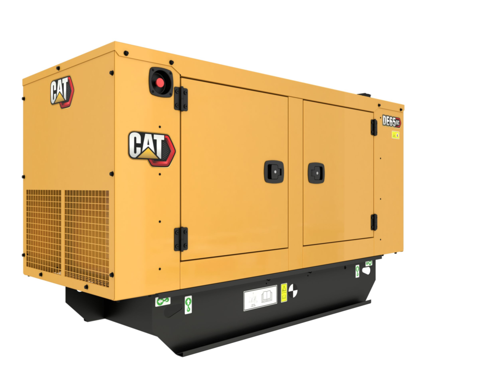 La planta eléctrica Caterpillar DE65GC. Generadores diesel que se destacan en la venta de maquinaria pesada.