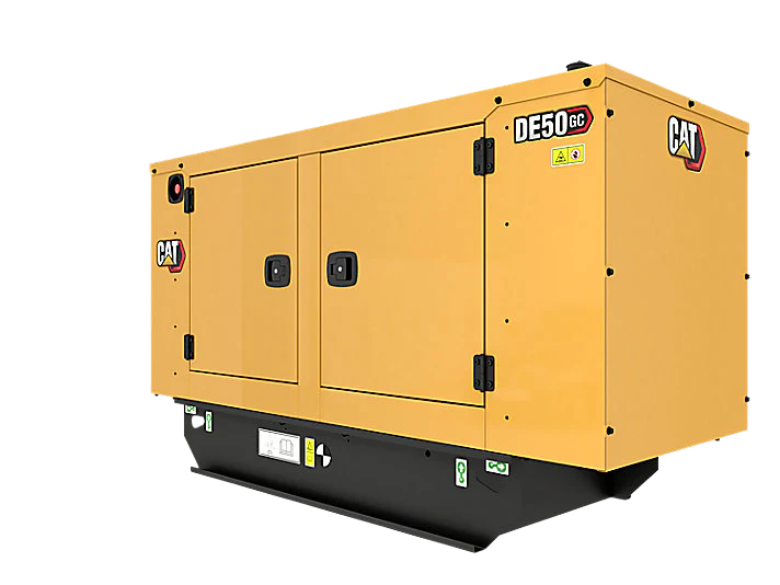 La planta eléctrica Caterpillar DE50GC confiable en aplicaciones comerciales, industriales y de respaldo.