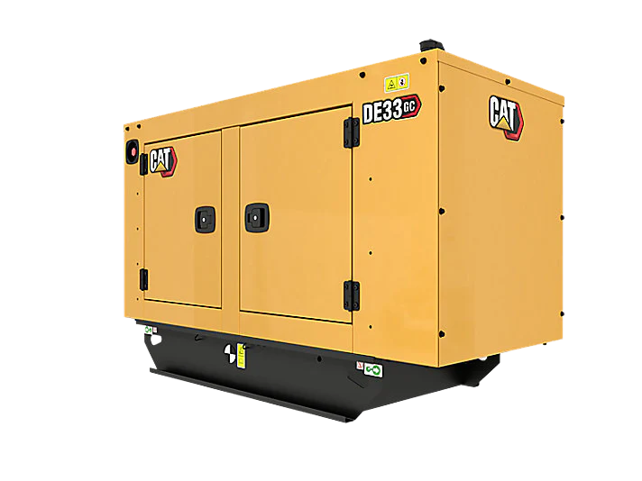 La planta eléctrica Caterpillar DE33GC es un generador diésel compacto y eficiente.