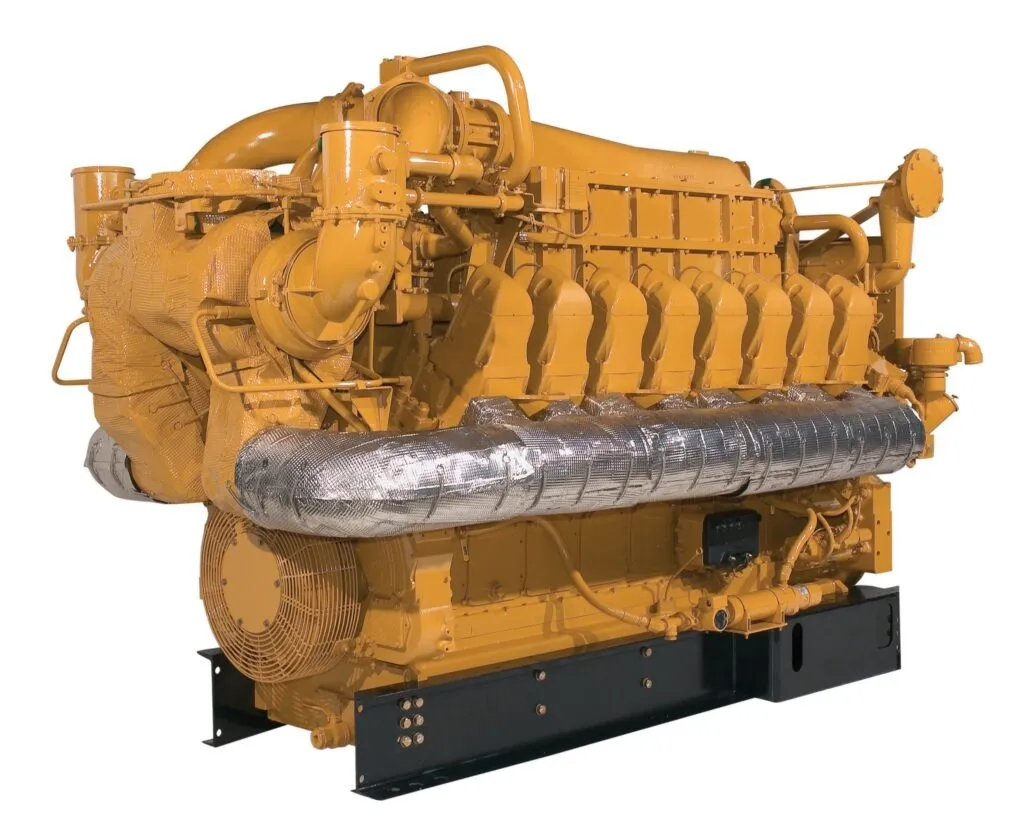 Motor G3516 LE de Caterpillar, eficiente y diseñado para bajas emisiones.