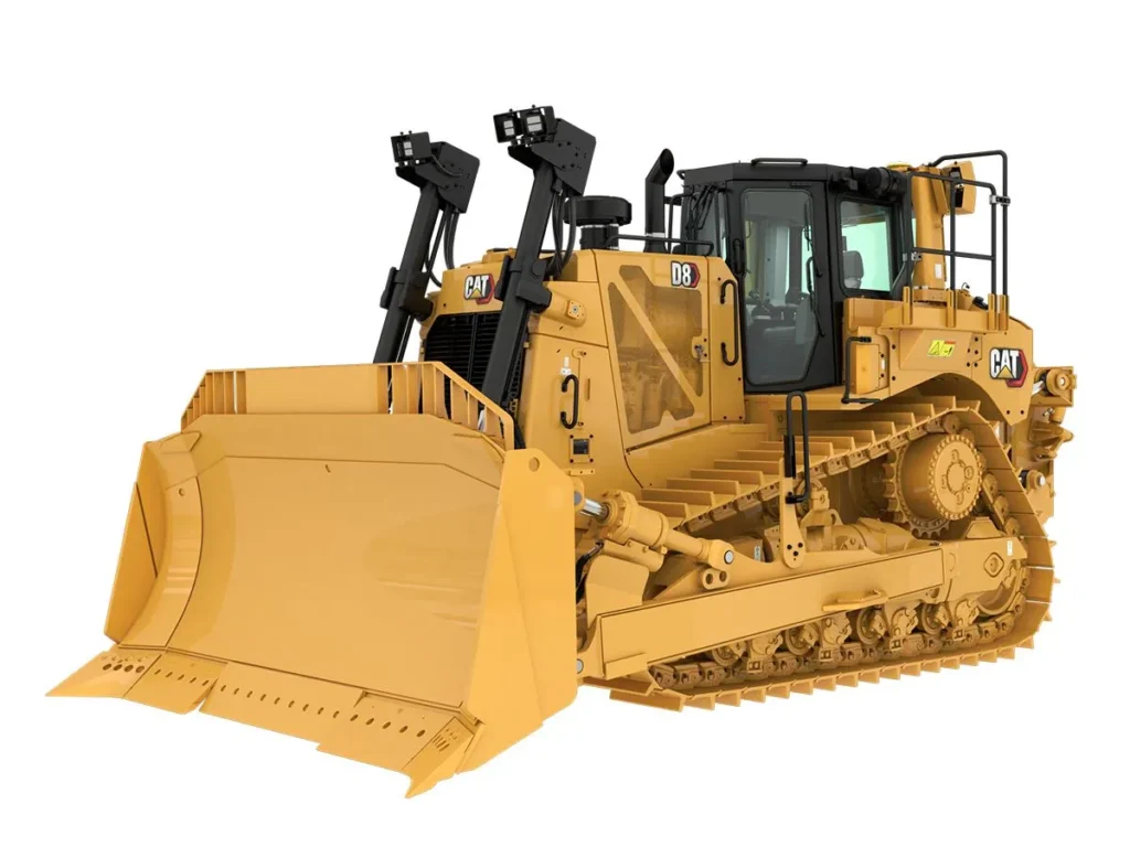 Tractor de cadena mediano Caterpillar D8: Tractor D8 de Caterpillar, con potencia inigualable para grandes proyectos.