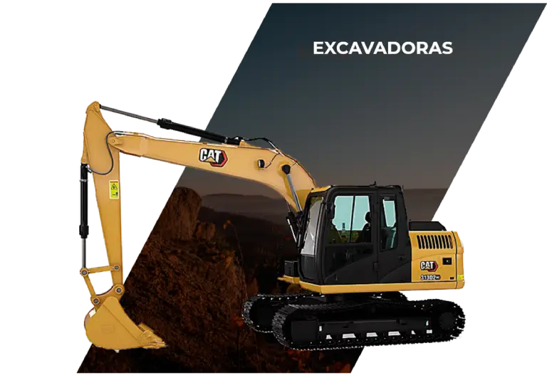 Excavadora de maquinaria pesada ideal para trabajos de excavación en terrenos difíciles.